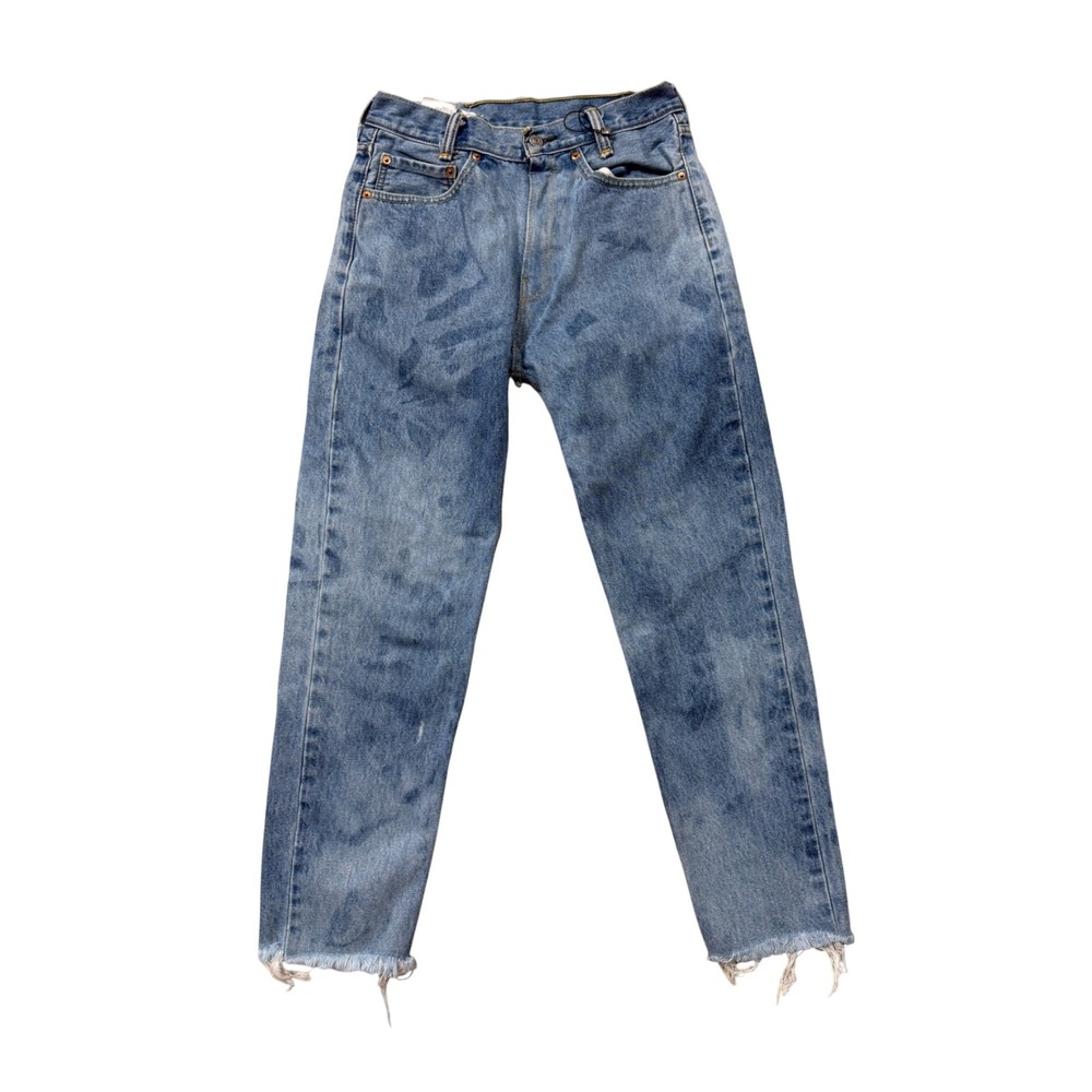 Levi's 550 Relaxed Fit Jeans NWT W36 L32 100% Cotton‎ Light Cloud Wash Raw Hem